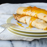Whole Wheat Apricot Ricotta Crepes