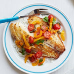 Tilapia with Tomato and Pepper Relish