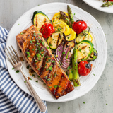 Grilled Salmon in Korean Barbeque Sauce