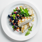 Grilled Chicken with Blueberry Salsa