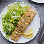 Baked Parmesan Crusted Salmon