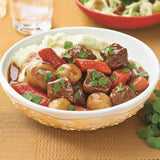 Slow-Cooked Beef Stew with Potatoes Mash