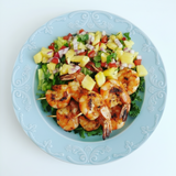 Grilled Shrimp Skewers With Pineapple Salsa