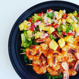 Grilled Shrimp Skewers With Pineapple Salsa