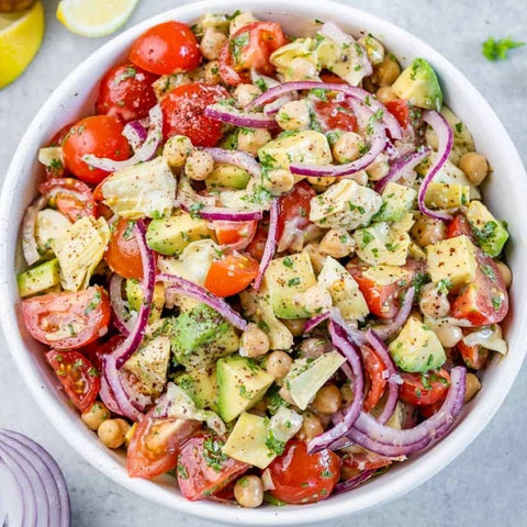 Mediterranean Artichoke and Tomato Salad