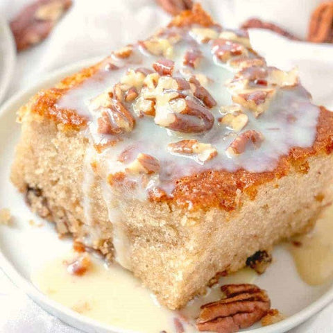 Southern Pecan Praline Cake with Butter Sauce