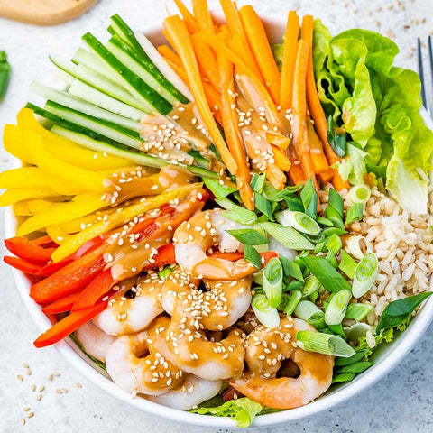 Tangy Spring Roll Bowl