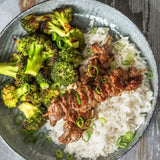 Thai Beef Satay with Peanut Dipping Sauce