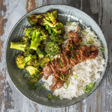 Thai Beef Satay with Peanut Dipping Sauce