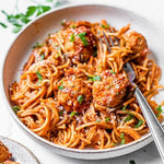 Spaghetti and Turkey Meatballs