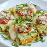 Zucchini Ravioli with Spinach Ricotta Filling