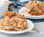 Almond Apple Bread Pudding