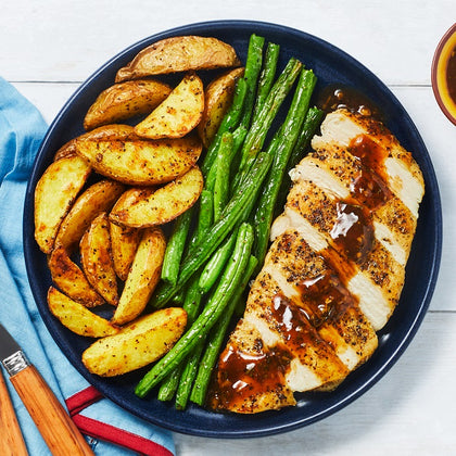 Chicken with Raspberry Balsamic Sauce