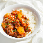 Beef Tagine with Butternut Squash and Rice