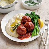Lamb Meatballs and Mash