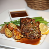 Lemon Rosemary Lamb Loin Chops