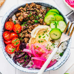 Mediterranean Ground Beef Bowl