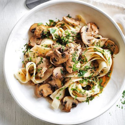 Slow Cooked Chicken Stroganoff