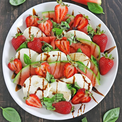 Strawberry Watermelon Caprise Salad