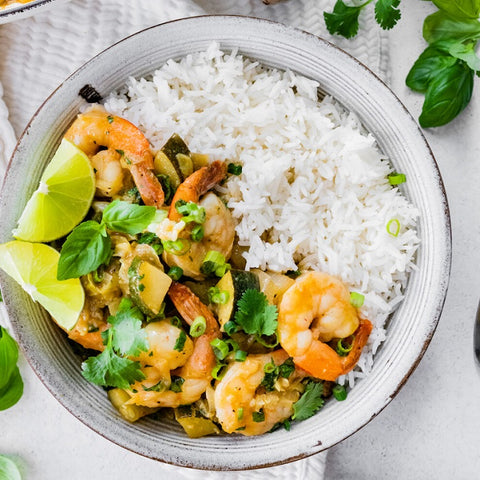 Green Curry with Shrimp