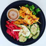 Grilled Chicken Satay with Peanut Sauce