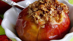 Baked Apple with Oatmeal Filling