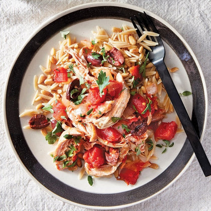 Lemon Chicken with Tomatoes & Kalamata Olives