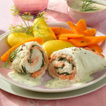 Petrale Sole and Smoked Salmon Roulade