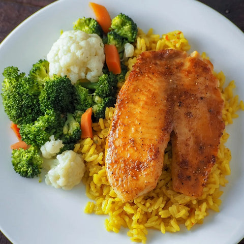 Orange-Glazed Tilapia