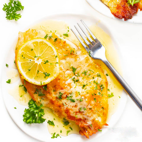 Pan Fried Tilapia With Lemon Garlic Sauce