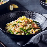 Salmon and Asparagus Risotto