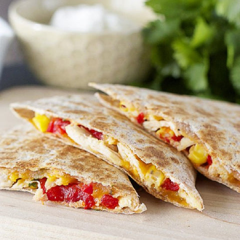 Chicken and Corn Quesadillas