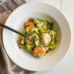 Shrimp Zoodles with Basil Cashew Sauce