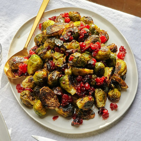 Brussels Sprouts With Cranberry Sauce