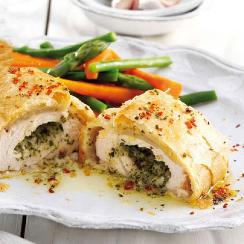 Garlic Chicken en Croute