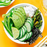 Green Goddess Vegan Bowl with Sriracha Mayo