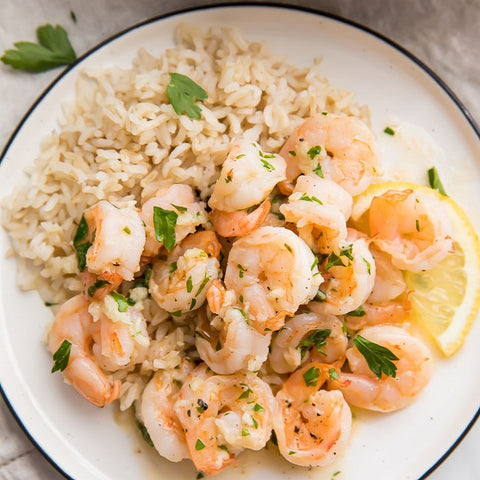 Lemon Garlic Shrimps