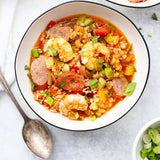 Paleo Jambalaya with Cauliflower Rice