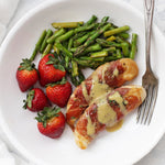 Prosciutto Wrapped Chicken with Honey Mustard Sauce