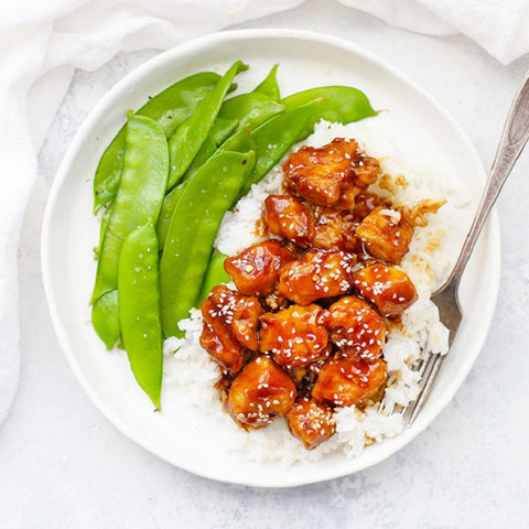 Healthy Sesame Chicken 🌶