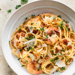 Shrimp and Turkey Bacon Pasta